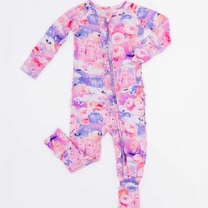 Bums and Roses Romeo and Ghouliet Convertible Ruffle Romper + Headband